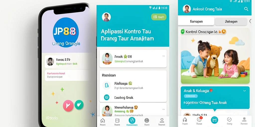Tampilan antarmuka JPS88 yang ramah untuk orang tua dan anak.