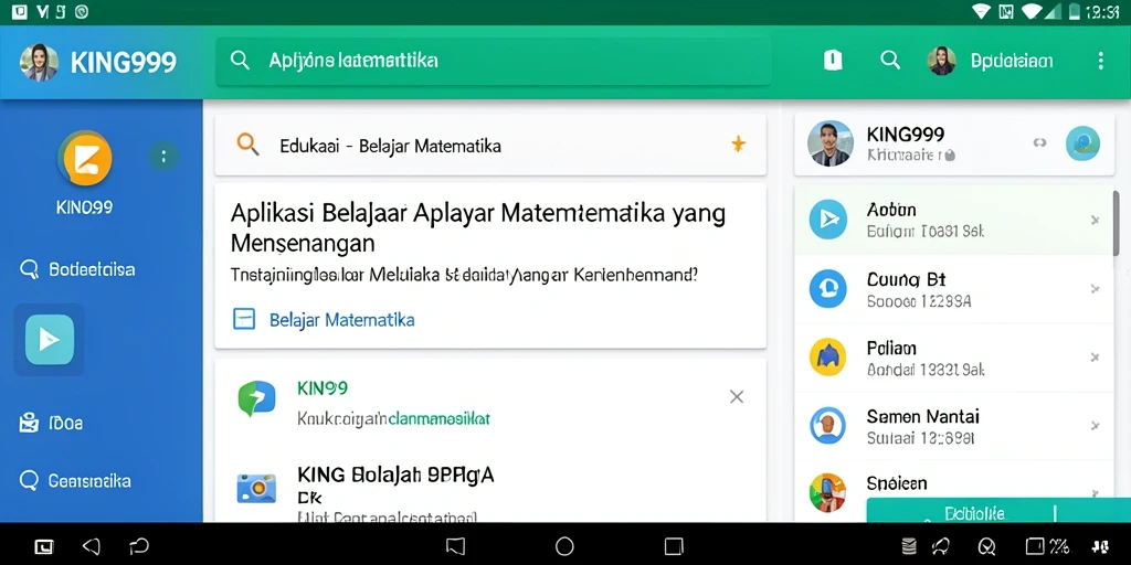 Tampilan antarmuka aplikasi KING999 yang menarik dan user-friendly.