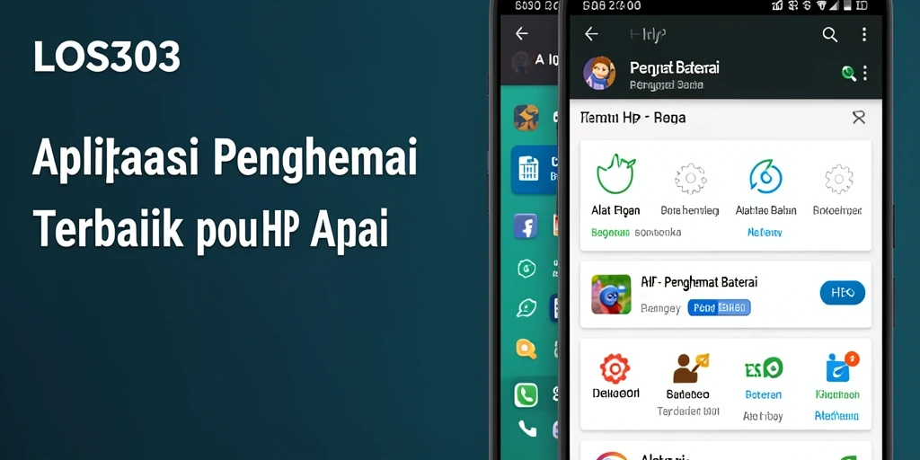 Antarmuka aplikasi Penghemat Baterai yang sederhana dan informatif.