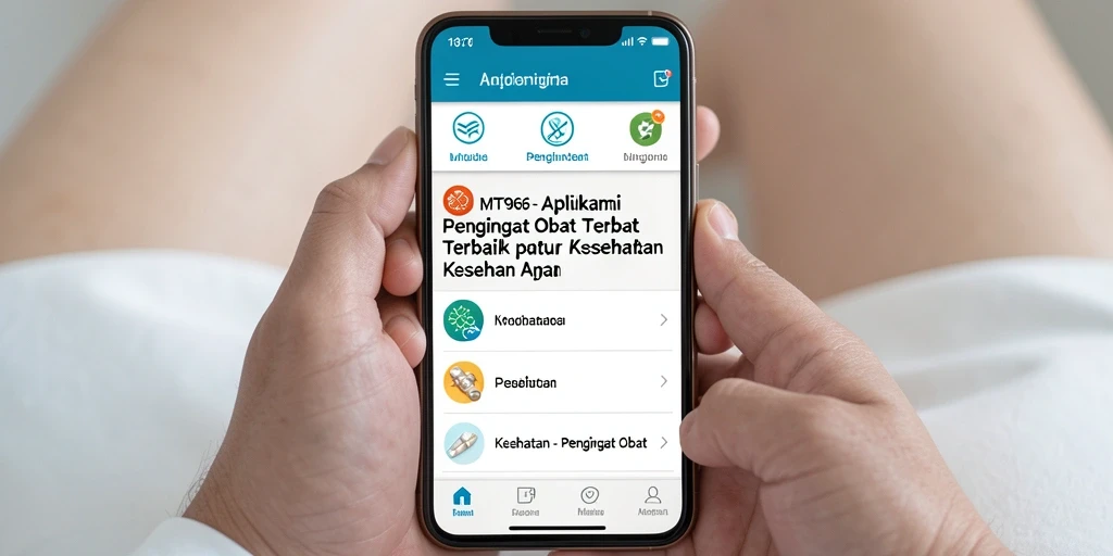 Antarmuka aplikasi MT966 yang intuitif dan mudah digunakan.