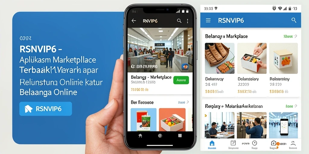 Antarmuka user-friendly aplikasi Marketplace RSNVIP6.