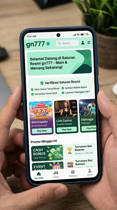 Kanal Resmi gn777 untuk Pengguna Android Indonesia